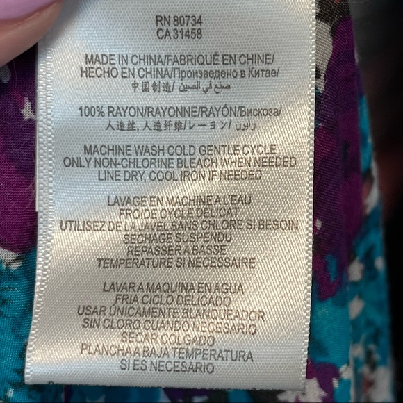 BCBGeneration floral wrap front maxi skirt - Picture 6 of 12